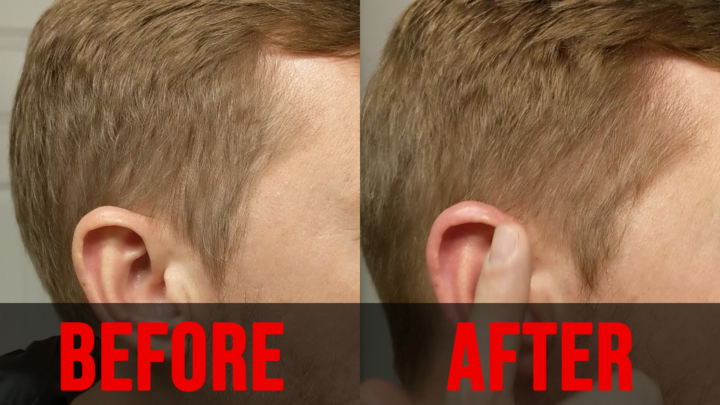 Simpler hair color for men HAIR before and after